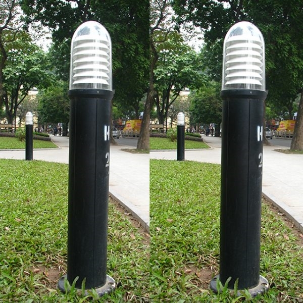 Mẫu đèn nấm Comet được sử dụng ngoài công viên 